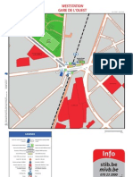 Bruxelles - Plan STIB 2011 - Quartier Gare de L'ouest