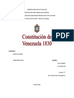 Constitución de Venezuela 1830