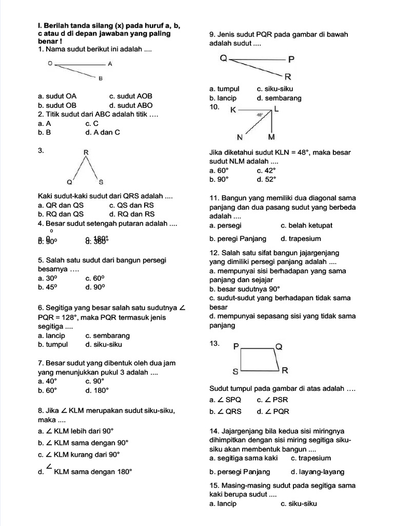 Soal Matematika Kelas 5 Kurikulum Merdeka | PDF