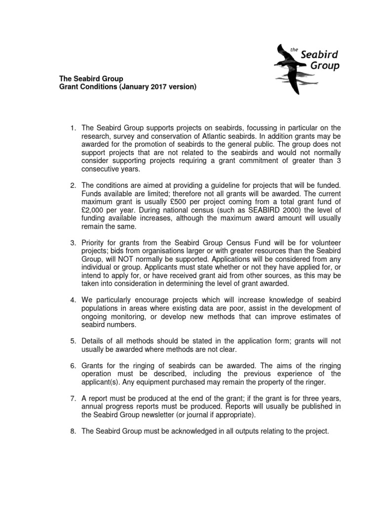 Grant Guidelines Pdf Census