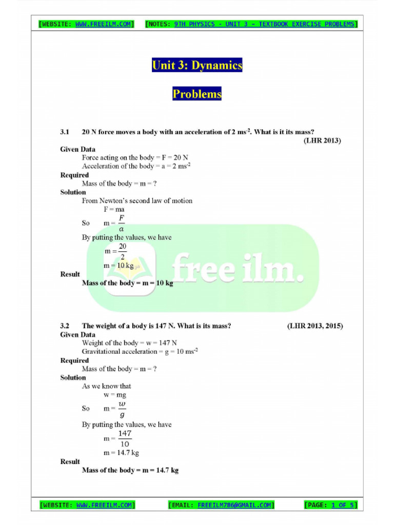 3 Physics | PDF