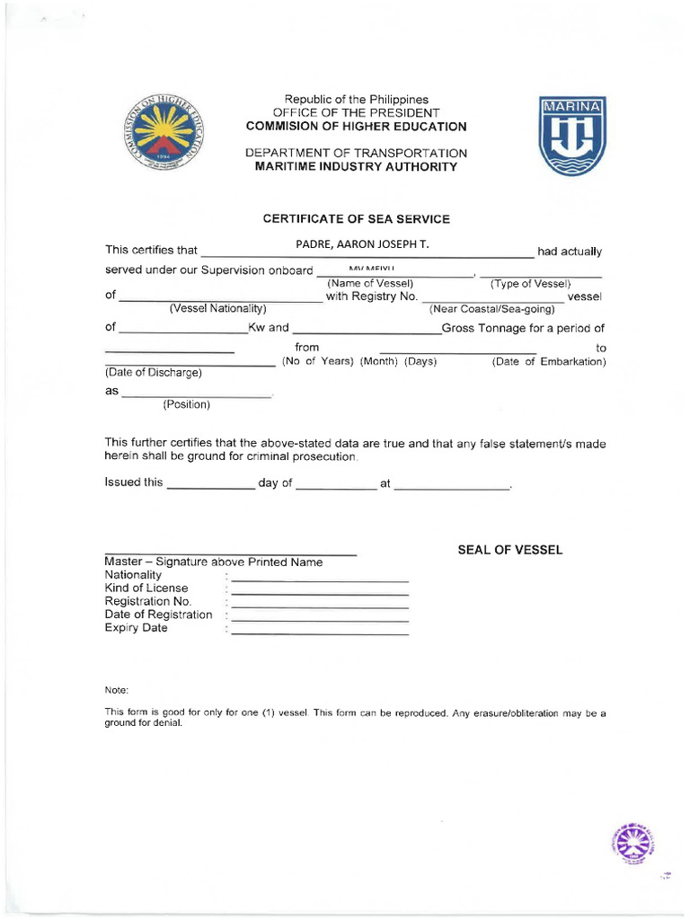 MARINA Annex D | PDF