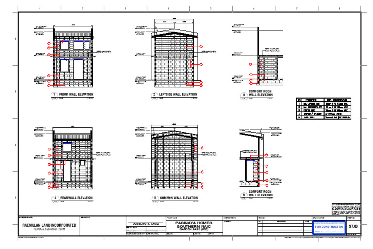 Building Elevation and Floor Levels Plan | PDF | Queensland Heritage ...