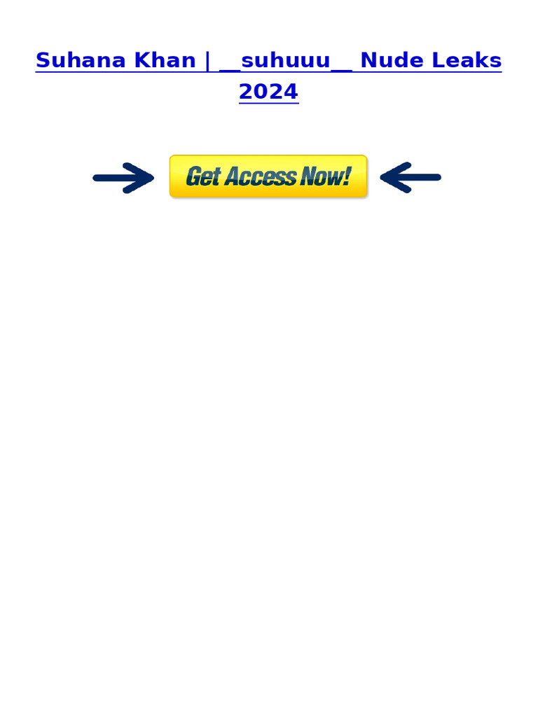 Suhana Khan - Suhuuu - Nude Leaks 2024 PDF