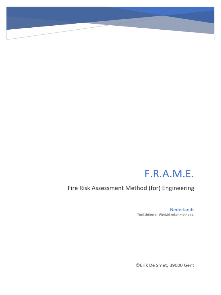Fire Risk Assessment Method (For) Engineering Part 5 | PDF