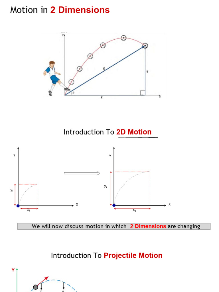 kinematics 2d lec1 | PDF | Mechanics | Classical Mechanics