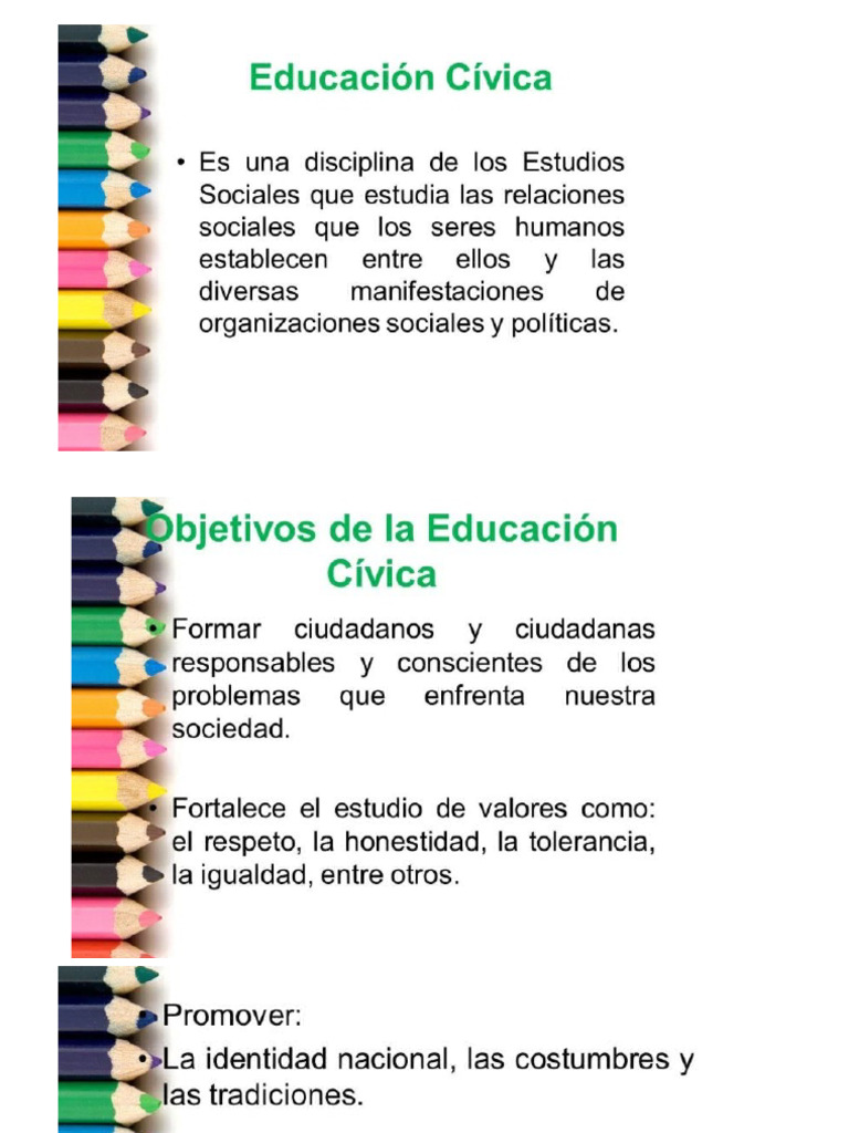 Educacion Civica | PDF