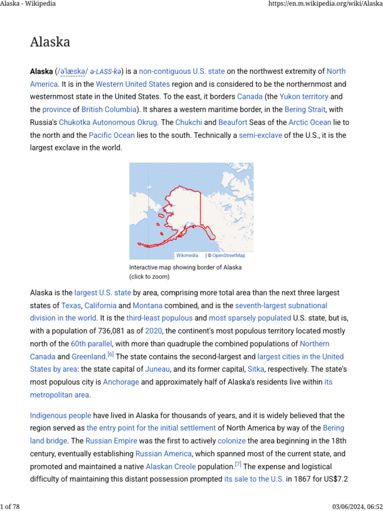 Temp 56986501733687112 | PDF | Alaska