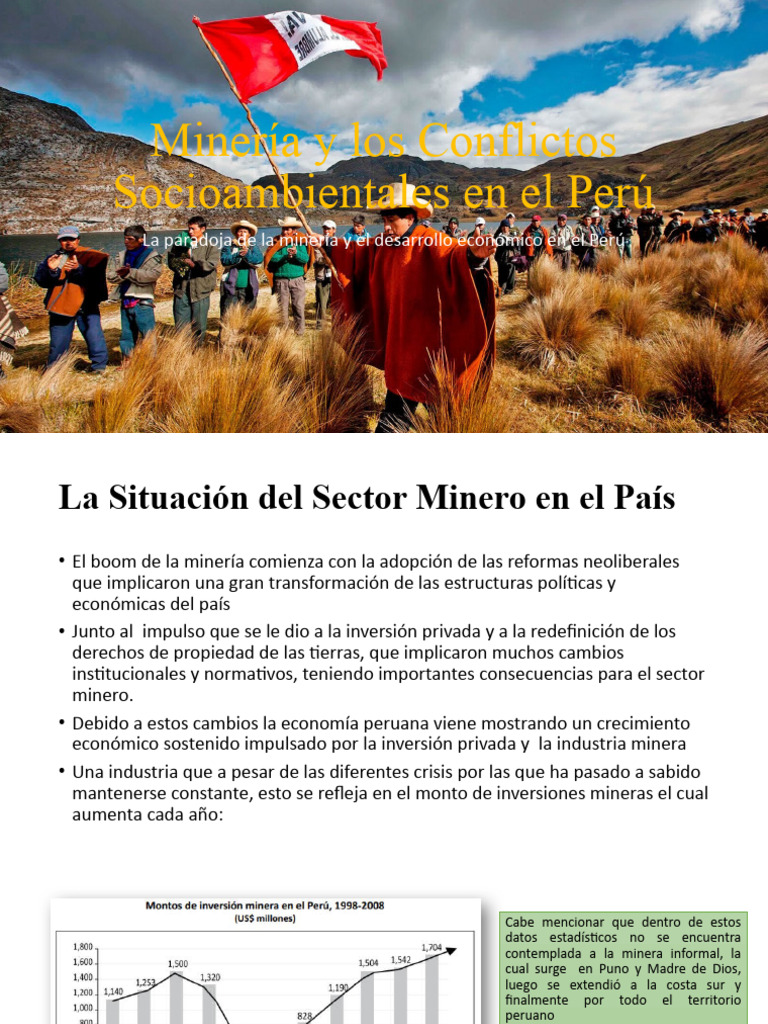 Minería y Los Conflictos Socioambientales en El Perú - Leoooo | PDF ...