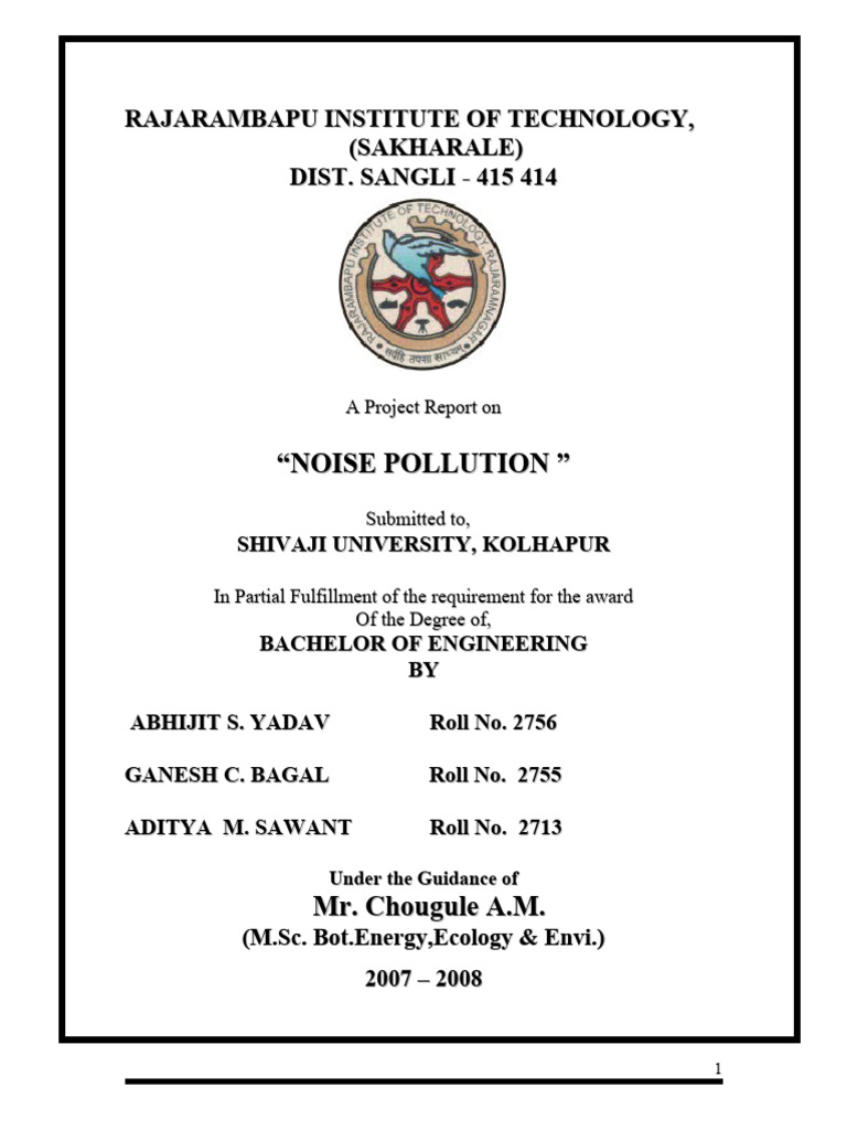 Noise Pollution A3 Pdf Hearing Loss Decibel
