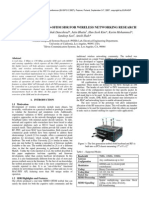 A Real Time 4x4 MIMO-OfDM SDR for Wireless Networking Research