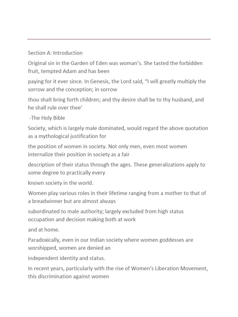 Women's Liberation and Legal Reforms in India | PDF | Woman | Marriage