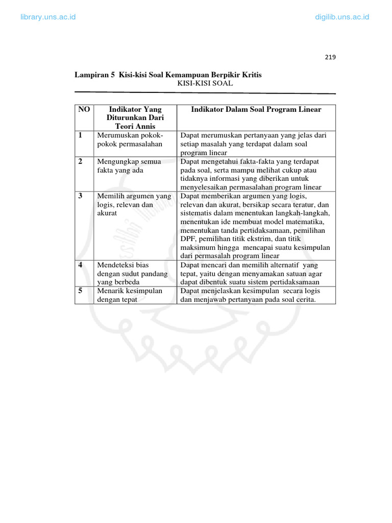 Contoh Instrumen Penelitian Kuantitatif | PDF