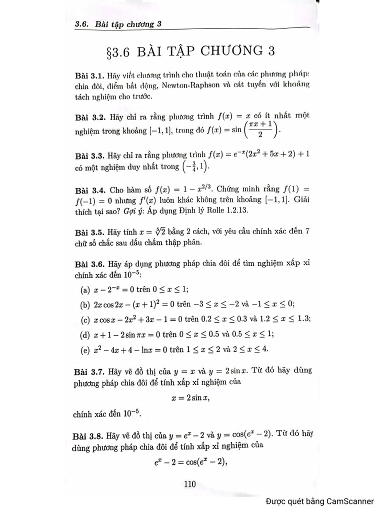 Đề BT chương 3 | PDF