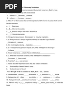 Anatomy - Respiration