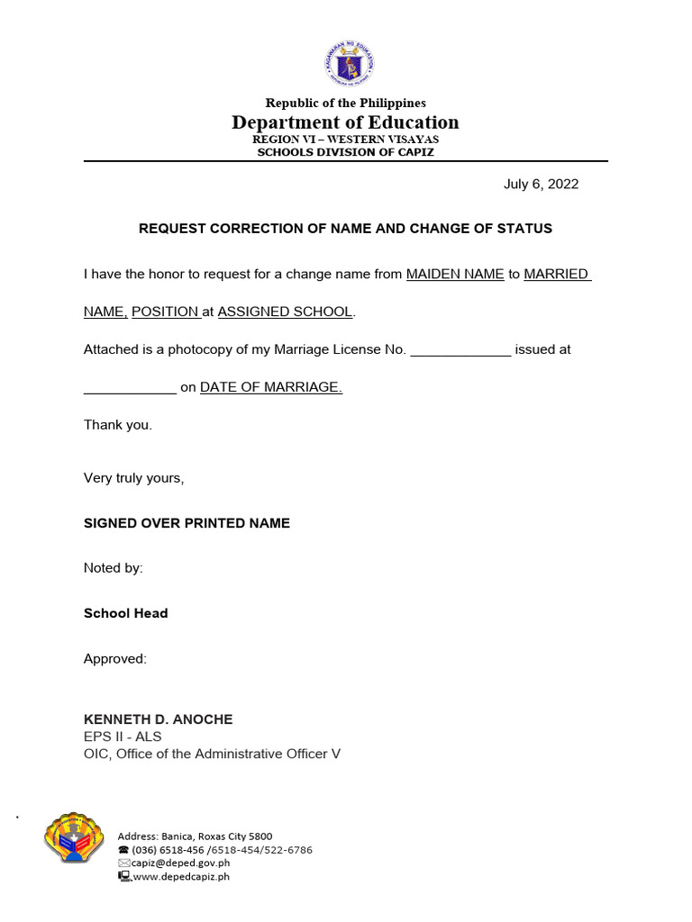SAMPLE LETTER FOR NAME CHANGE IN BIRTH CERTIFICATE visual data 4
