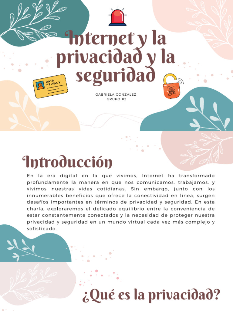 Privacidad y Seguridad en Internet | PDF | La seguridad informática ...