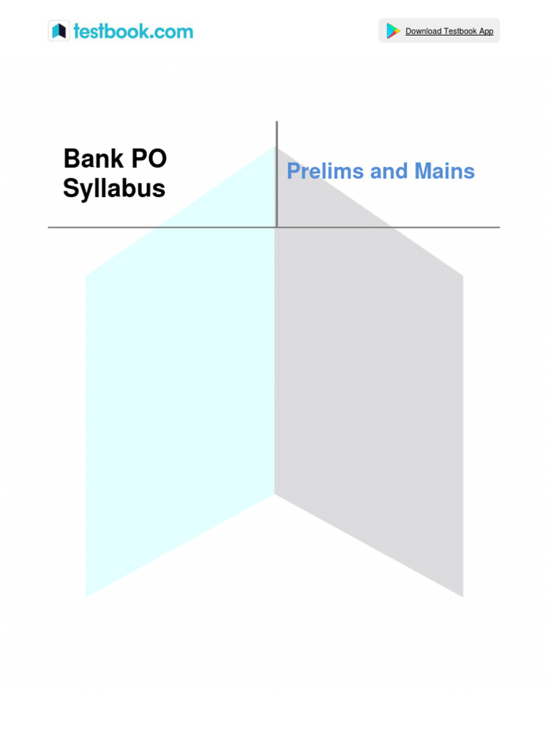 Bank Po Syllabus C128fbaf | PDF | Statistics
