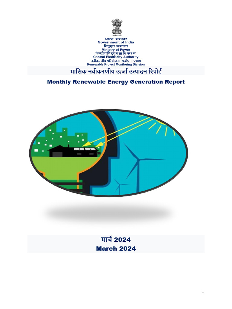 March 2024 Renewable Energy Report | PDF | Nature | Sustainable Development
