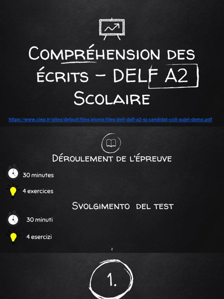 Épreuve écrite DELF A2 : Guide complet | PDF | Échecs | Théorie (échecs)
