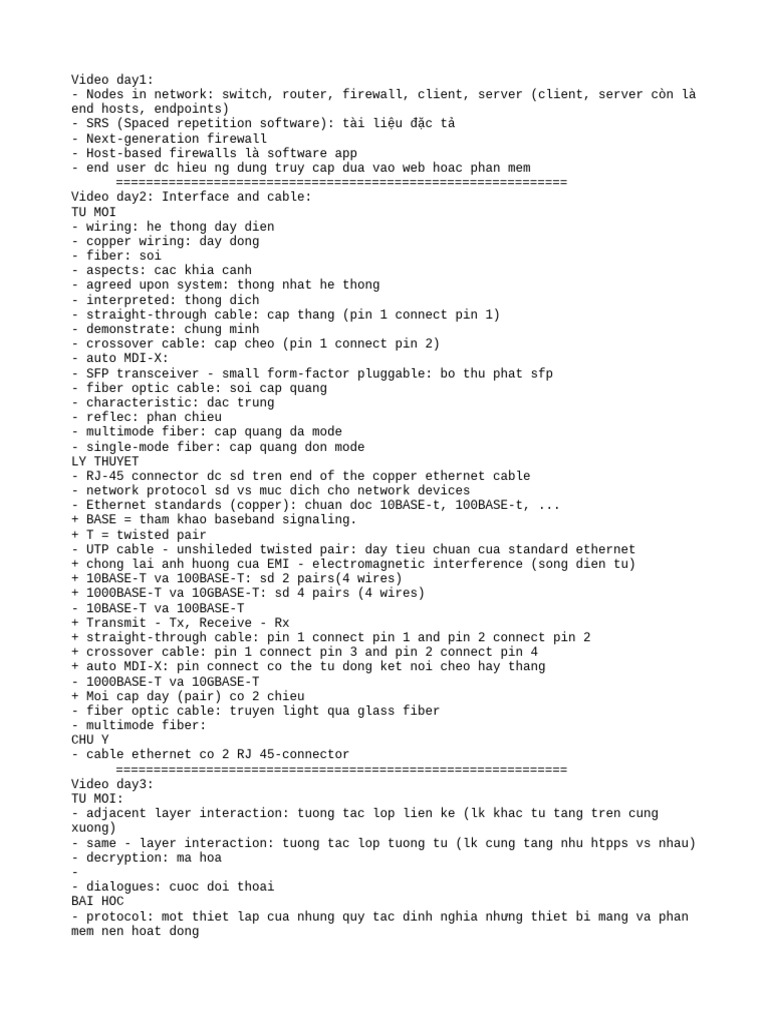 Networking Fundamentals: OSI & Ethernet | PDF | Internet Protocols ...