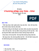 Xuan - Phương Pháp Oxy Hóa Khử 2022