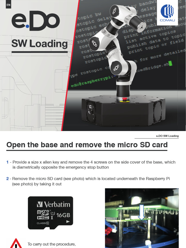e.DO SW Loading Rev2 - 20180918 | PDF | Raspberry Pi | Computing