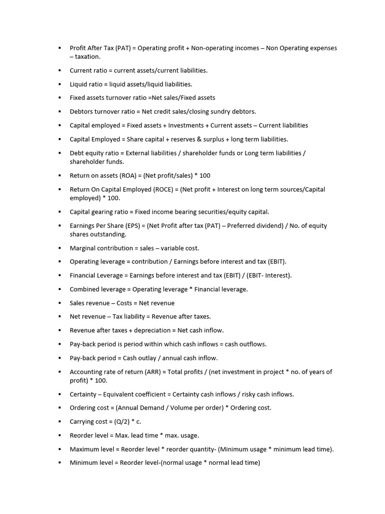 Key Financial Ratios and Metrics Guide | PDF | Revenue | Leverage (Finance)