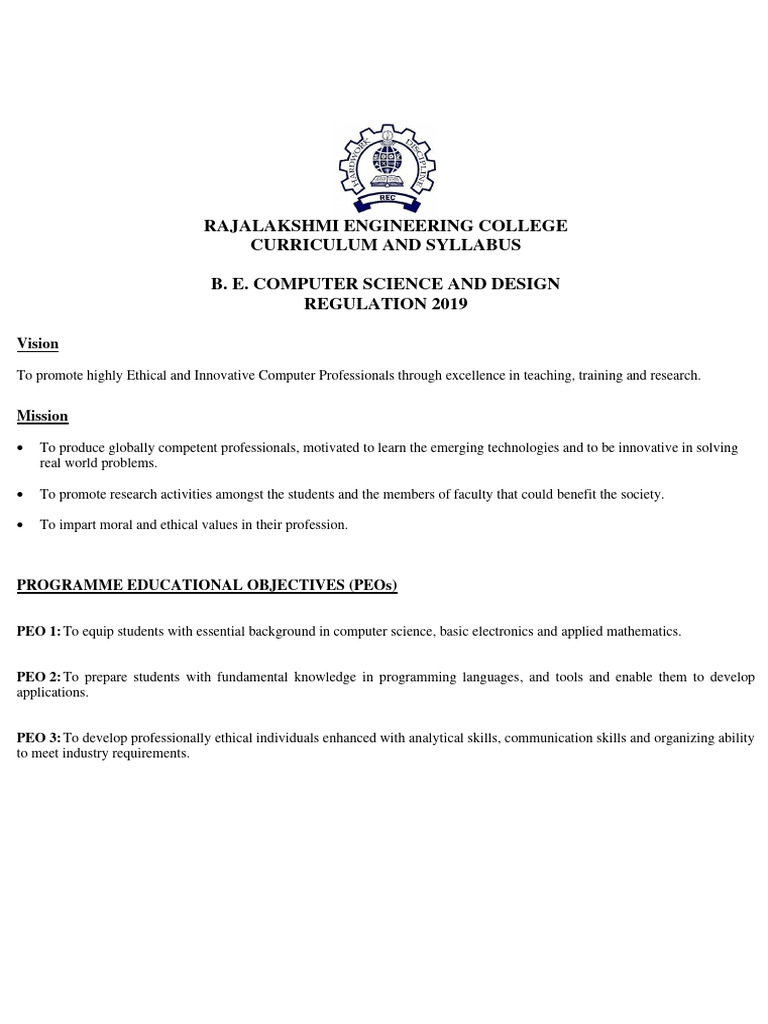 Computer Science and Design Curriculum | PDF | Engineering | C Sharp ...