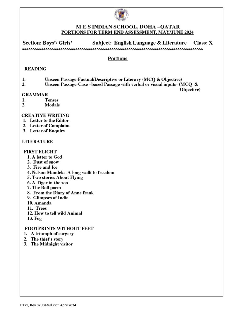 English Term Assessment Guide 2024 | PDF | Linguistics | Human ...