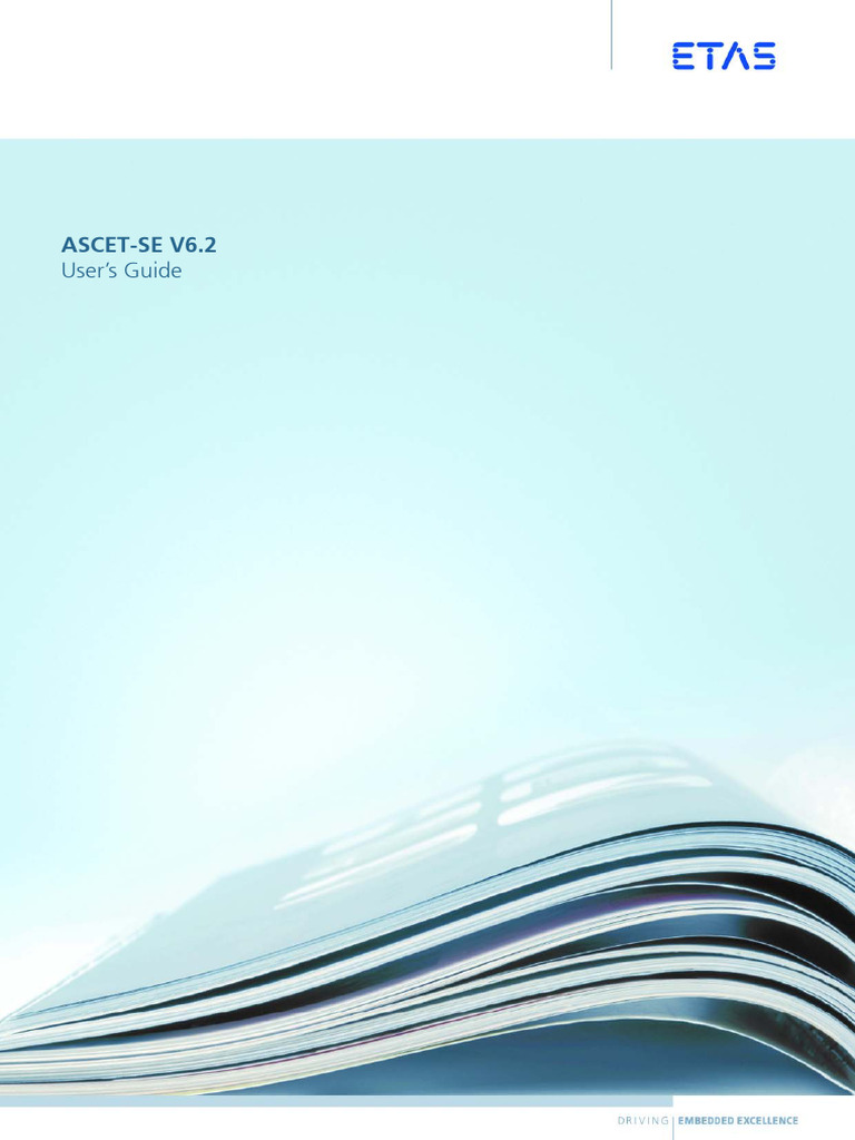 ASCET-SE V6.2 Users Guide | PDF | Operating System | Class (Computer ...