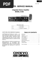 Specifications of ONKYO A-812EX Onkyo / Onkyo