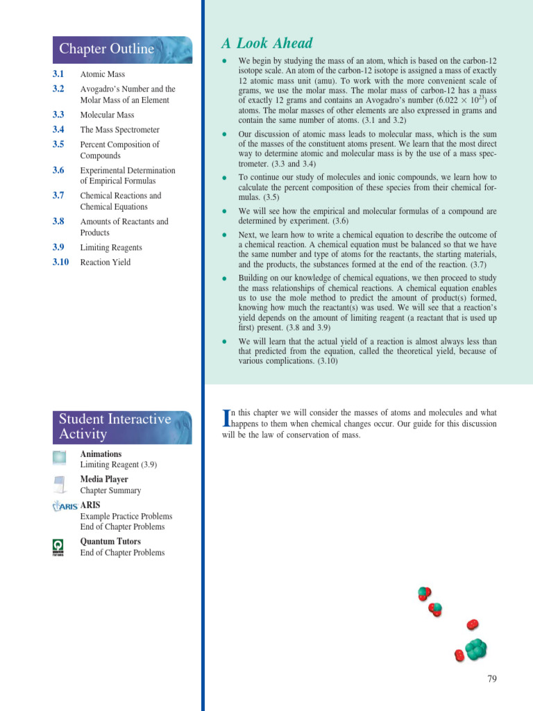 Understanding Atomic and Molecular Mass | PDF | Mole (Unit) | Chemistry