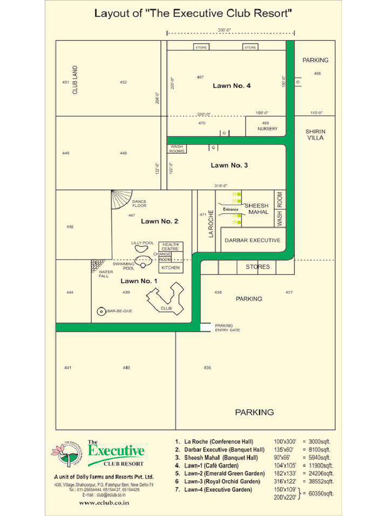 1714653344592-Layout of Executive Club | PDF