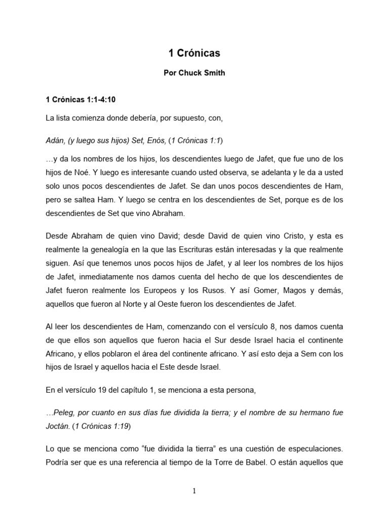 Es 01013 1 chronicles 1 cronicas chuck smith pdf david