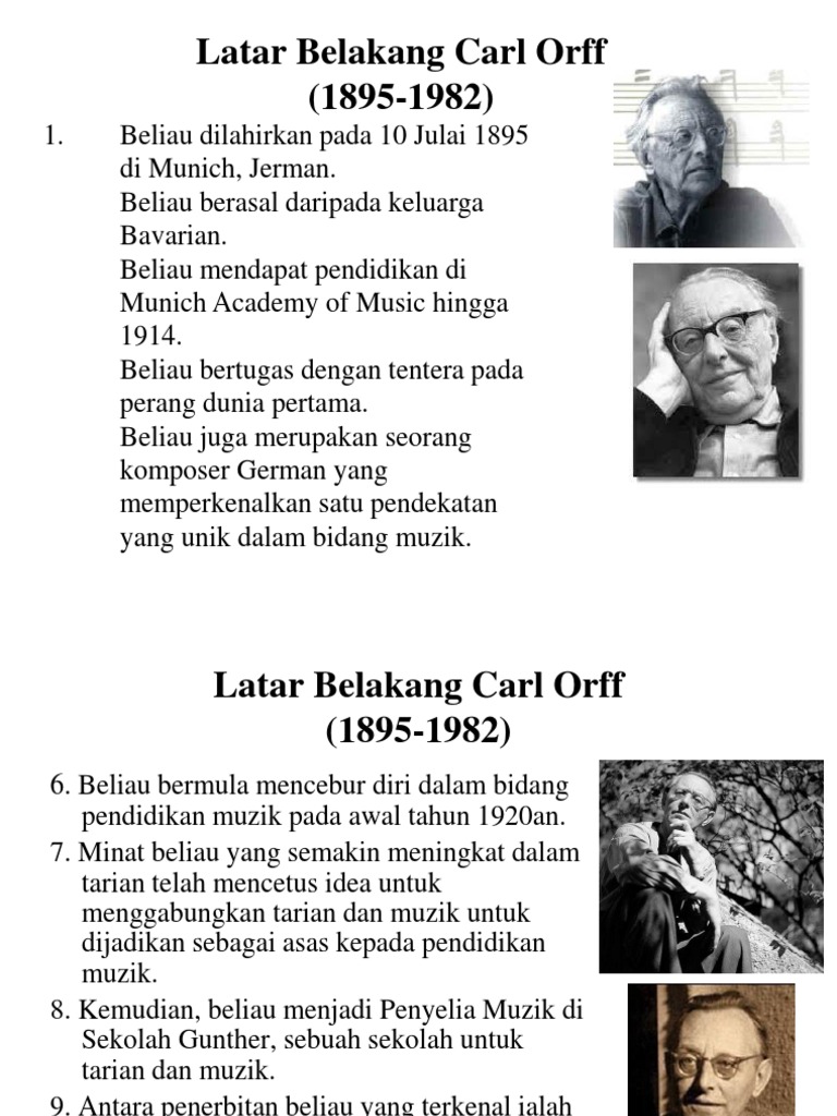 Aplikasi Pendekatan Orff Dalam Bilik Darjah Pdf