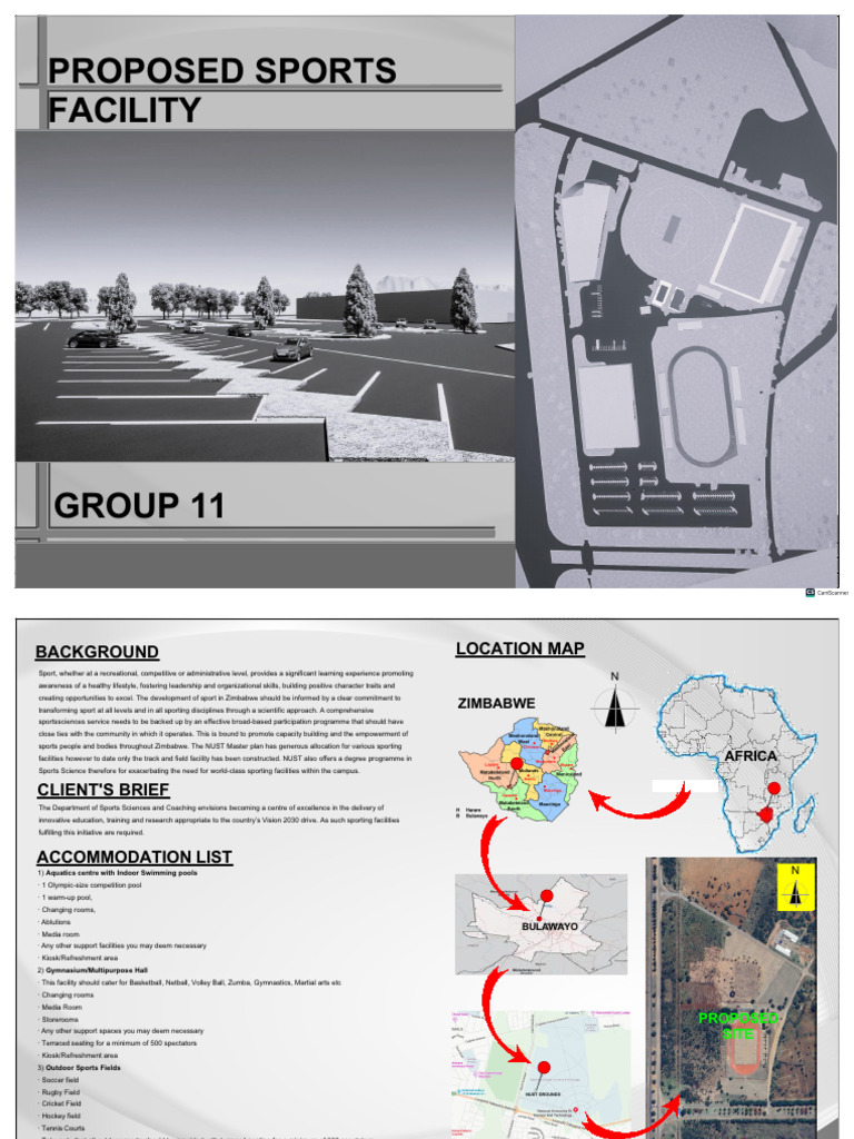 NUST Sports Complex Design Proposal | PDF