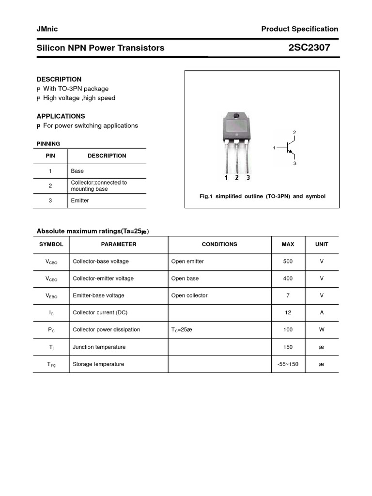 2SC2307 Transistor Online In Hamburg Kaufen