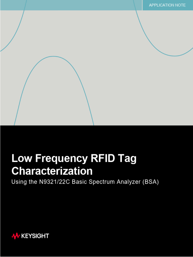Low Frequency RFID Tag Characterization | PDF | Radio Frequency ...
