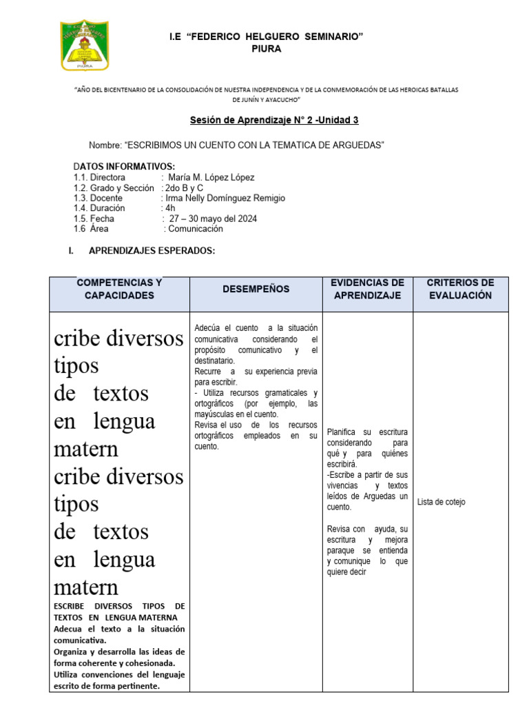 Cuentos sobre Valores en Clase 2B y 2C | PDF | Aprendizaje | Cognición