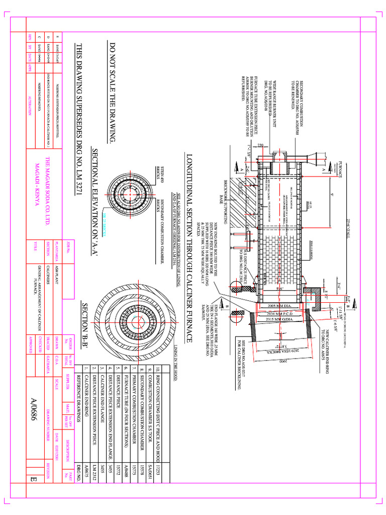 General Arrangement of Calciner Furnace 1 | PDF