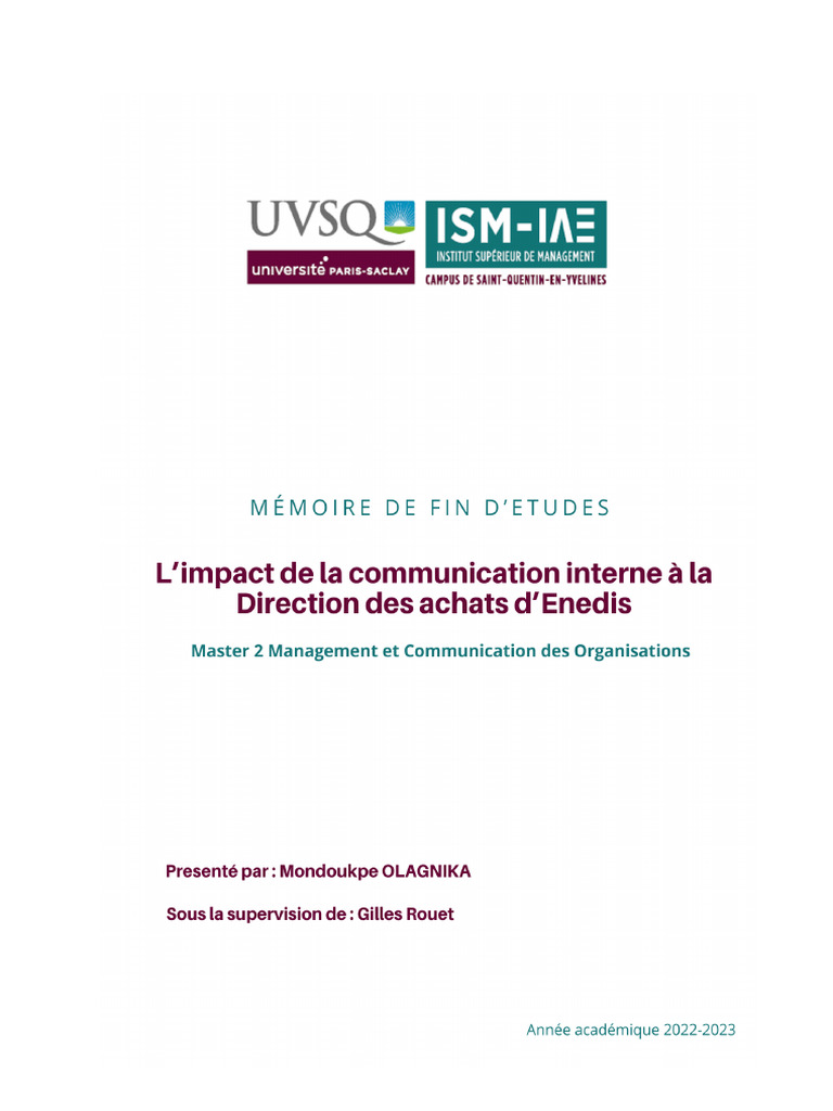 Amélioration de la Communication Interne | PDF | la communication ...