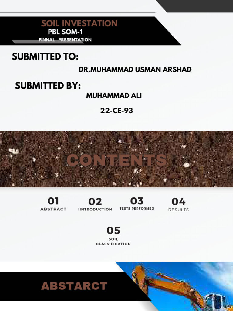 Soil Investigation Report for Engineering | PDF | Law | Technology ...