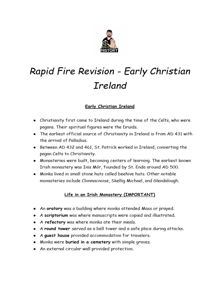 Early Christian Ireland | PDF