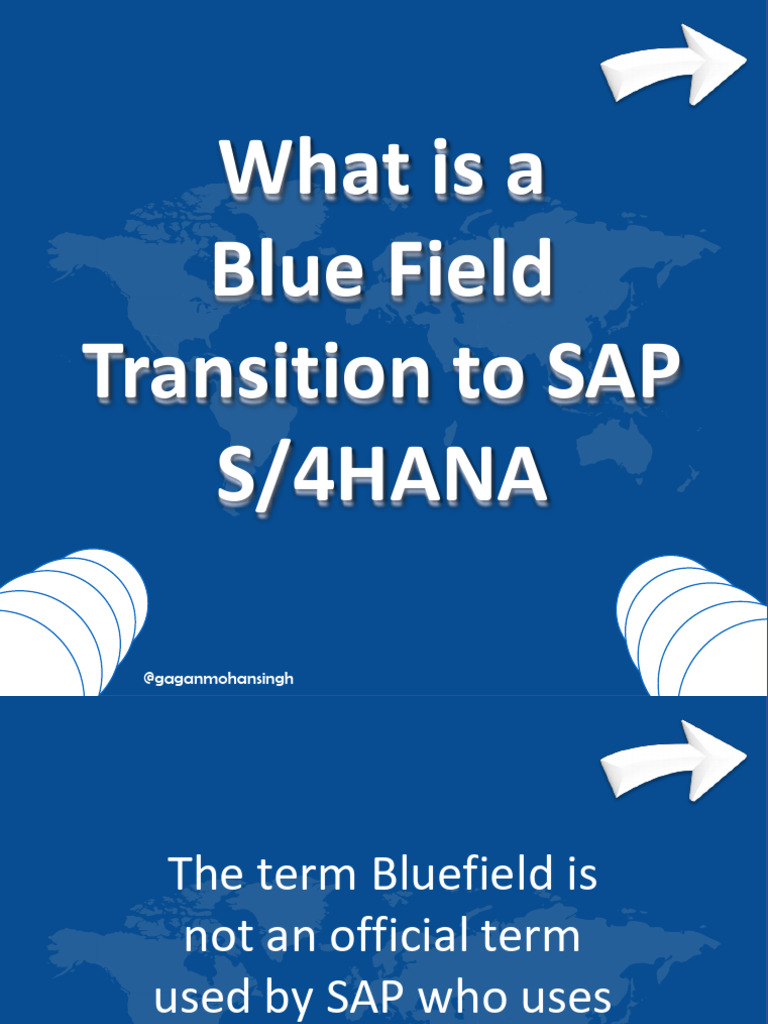 Blue Field Implementation SAP S4 HANA | PDF