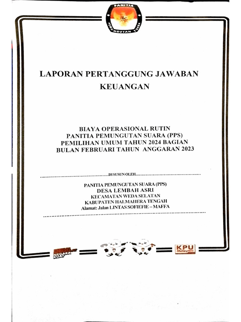 PDF Scanner Laporan Keuangan Bulan Februari | PDF