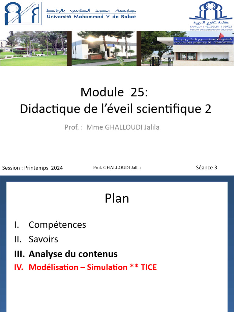 Module Eveilscien2 2024 Séance3 | PDF | Science | Modèle mathématique