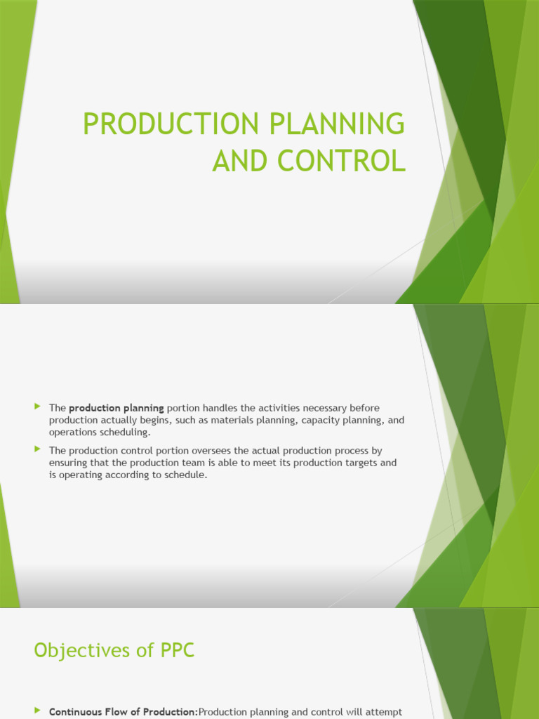 Production Planning and Control | PDF | Waste Management | Waste