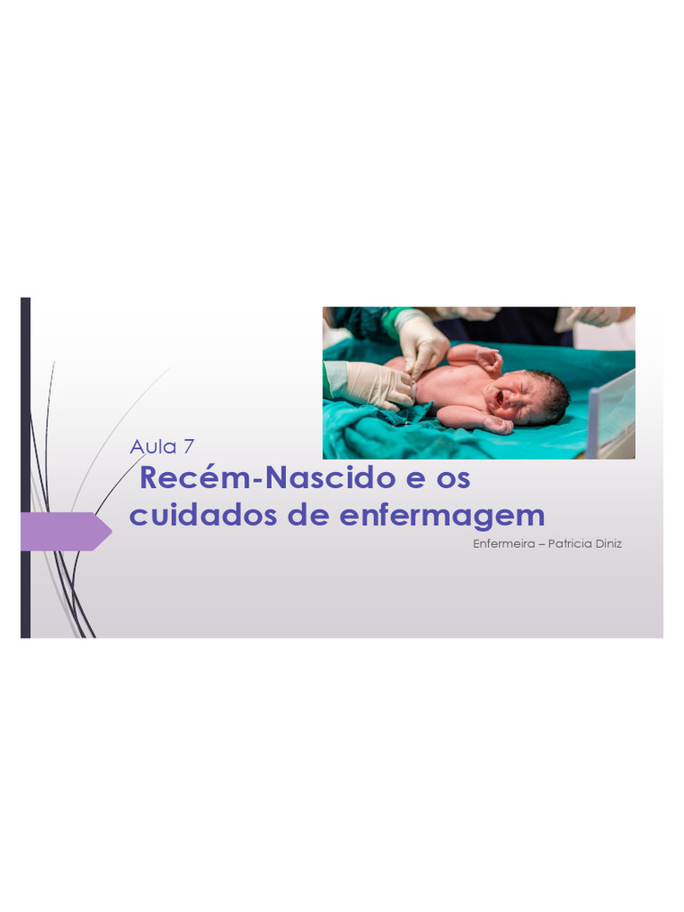 Cuidados de Enfermagem Neonatal | PDF | Nascimento prematuro ...