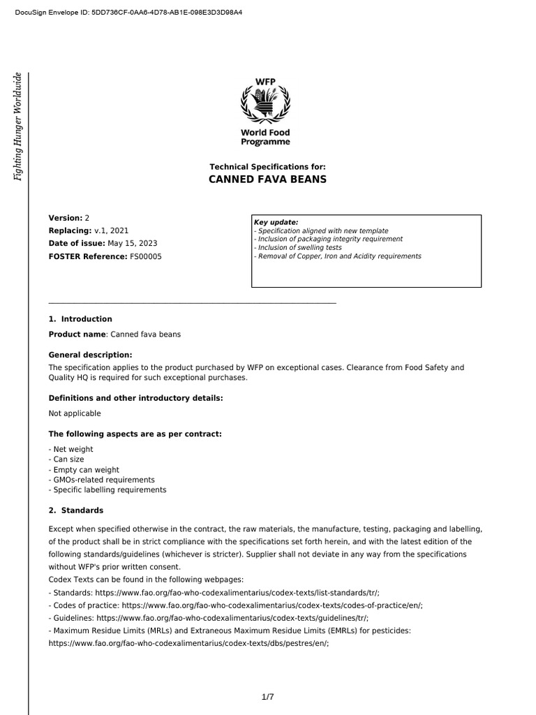 annex-v-canned-fava-beans-specs-pdf-pdf-food-safety-shelf-life